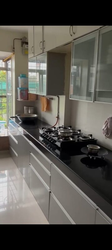 Kitchen in 2 BHK Apartment at Soham Garden, Manpada – for Sale