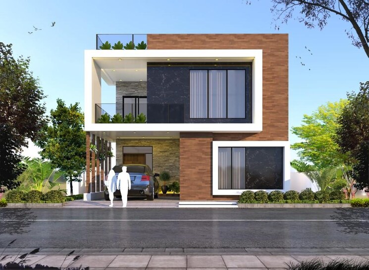 Exterior View, kollur-gated-community 4 Bedroom 2800 Sq.Ft. Villa In Kollur Hyderabad 7476552