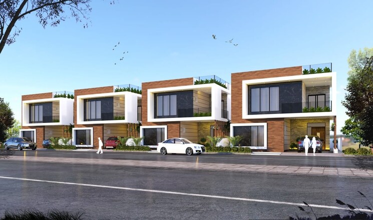 Exterior View, kollur-gated-community 4 Bedroom 2800 Sq.Ft. Villa In Kollur Hyderabad 7476552