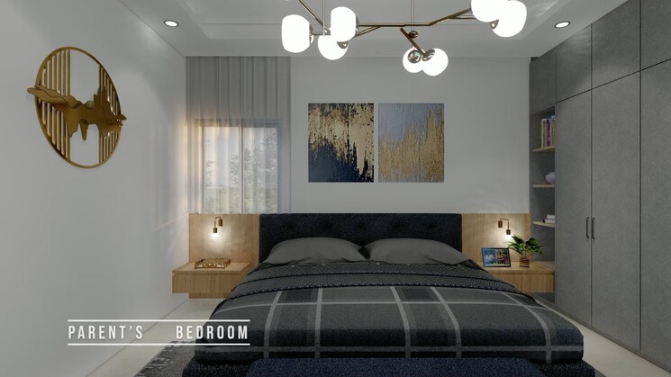 Bedroom, kollur-gated-community 4 Bedroom 2800 Sq.Ft. Villa In Kollur Hyderabad 7476552