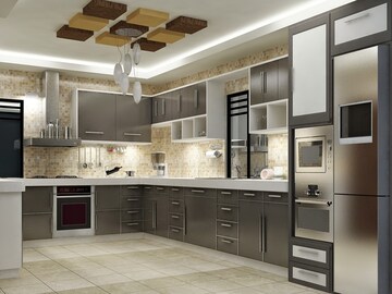 Kitchen in 4 BHK Villa at Kollur Gated Community, Kollur – for Sale