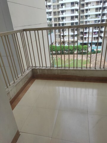 Balcony in 3 BHK Apartment at Golden Sand Apartments, Dhakoli Village – for Sale