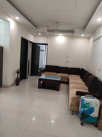 Living Room in 3 BHK Apartment at Golden Sand Apartments, Dhakoli Village – for Sale