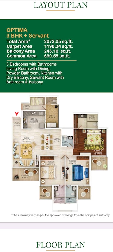 2 BHK Apartment For Resale in Sector 74 A Mohali  7476816