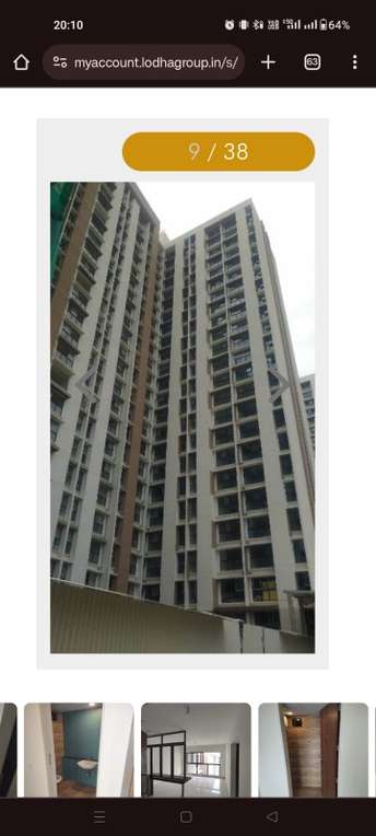 2 BHK Apartment For Rent in Lodha Crown Quality Homes Majiwada Thane  7476874