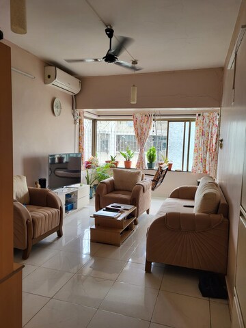 Living Room in 1 BHK Apartment at Anand Chhaya, Prabhadevi – for Sale