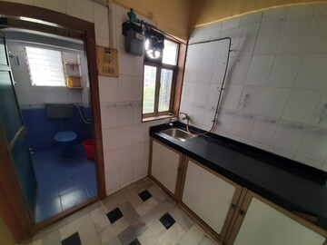 Kitchen in 1 RK Apartment at Vishnu Park Viraj Apartments, Dahisar East – for Sale