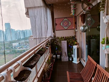 Balcony in 2.5 BHK Apartment at Geotech Pristine Avenue, Sector 16c Greater Noida – for Sale