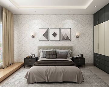 Master Bedroom in 3 BHK Apartment at Nirala Greenshire Phase II, Sector 2 Greater Noida – for Sale