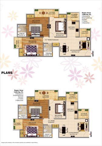 3 BHK Apartment For Rent in Bulland Elevates Sector 16c Greater Noida Greater Noida  7481663