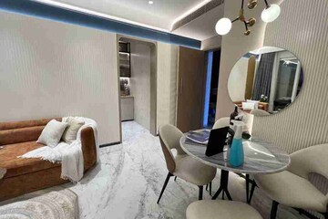 Living Room in 2 BHK Apartment at Kalpataru Hills, Manpada – for Sale