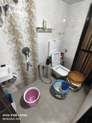 Bathroom in 1 BHK Apartment at Siddhivinayak Madhukunj Apartment, Kalwa – for Sale