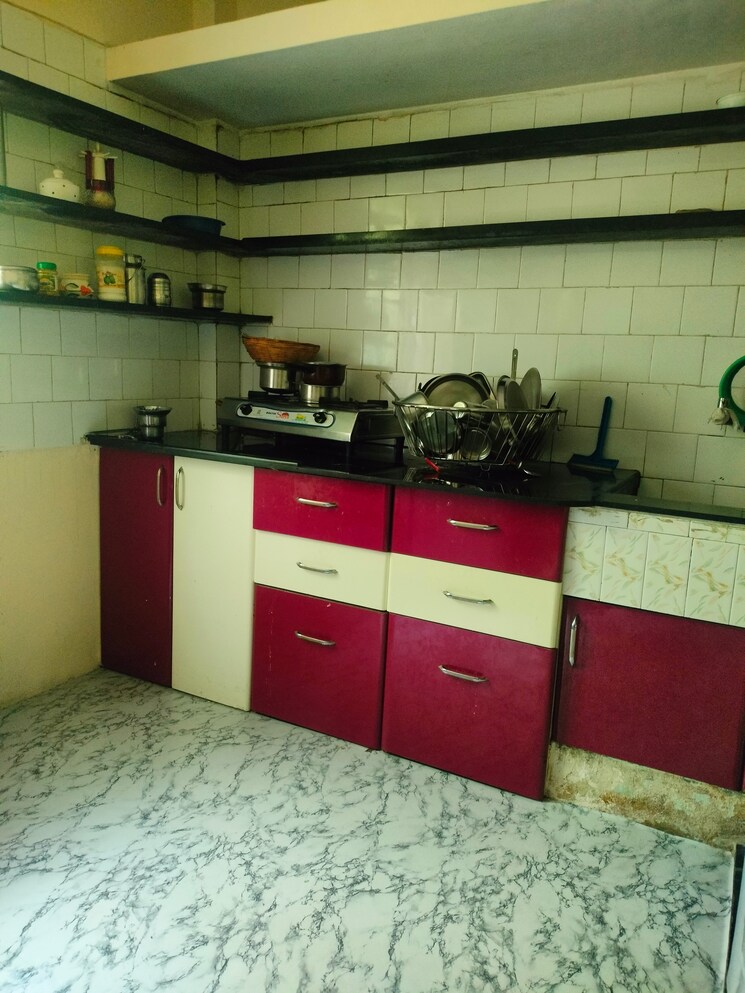 Kitchen, ram-society 1 Bedroom 650 Sq.Ft. Apartment In Yerawada Pune 7482555