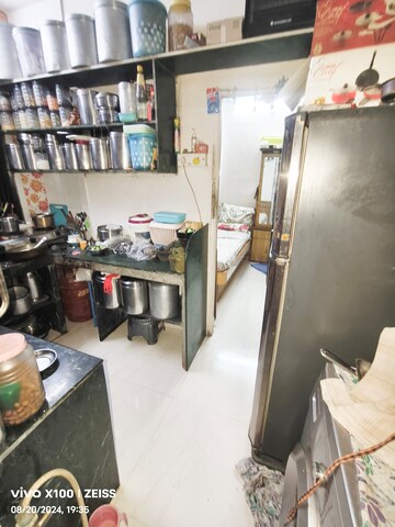 Kitchen in 1.5 BHK Apartment at Vimal Gauri Apartment, Parsik Nagar – for Sale