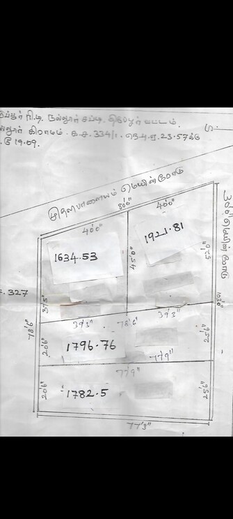 Plot For Resale in Mudalipalayam Tirupur  7482612