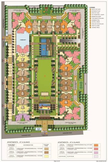 Master Plan in 3 BHK Apartment at Gulshan Bellina, Sector 16 Greater Noida – for Sale