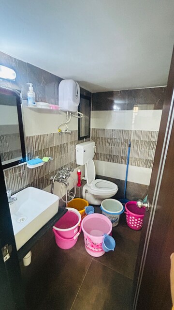 Attached Bathroom in 1 BHK Apartment at Agarwal Paramount, Virar West – for Sale