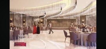 Living Room in 3 BHK Apartment at Rajapushpa Provincia, Narsingi – for Sale