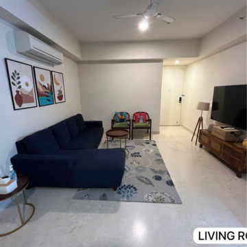 Living Room in 3 BHK Apartment at DLF The Ultima, Sector 81 – for Sale