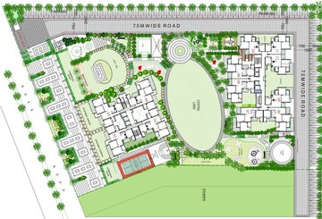 3 BHK Apartment – Map Location View at Vrinda Heritage Skyward, Sector 1 Greater Noida - for Sale
