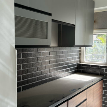 Kitchen in 3.5 BHK Builder Floor at Smart World Gems, Sector 89 – for Sale