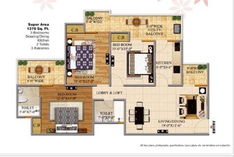 3 BHK Apartment For Resale in Bulland Elevates Noida Ext Sector 16c Greater Noida  7486142