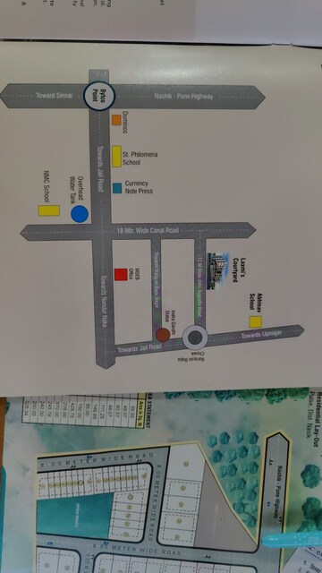Master Plan in 2 BHK Apartment at Nashik Road – for Sale