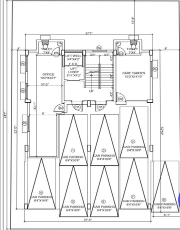 Floor Plan in 3 BHK Apartment at New Town – for Sale