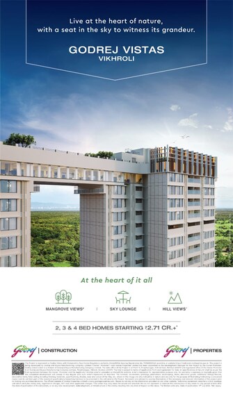 4 BHK Apartment For Resale in Godrej Vistas Vikhroli East Mumbai  7487793