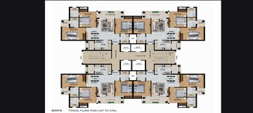 Floor Plan in 3 BHK Apartment at Nagla Road – for Sale