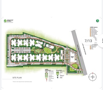 Master Plan in 2 BHK Apartment at Signature Global Proxima, Sector 89 – for Sale
