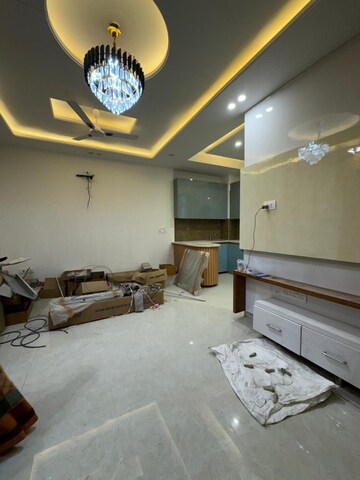 Living Room in 3 BHK Builder Floor at Chattarpur – for Sale