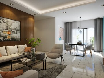 Living Room in 3 BHK Apartment at Pacific Golf Estate, Kulhan – for Sale