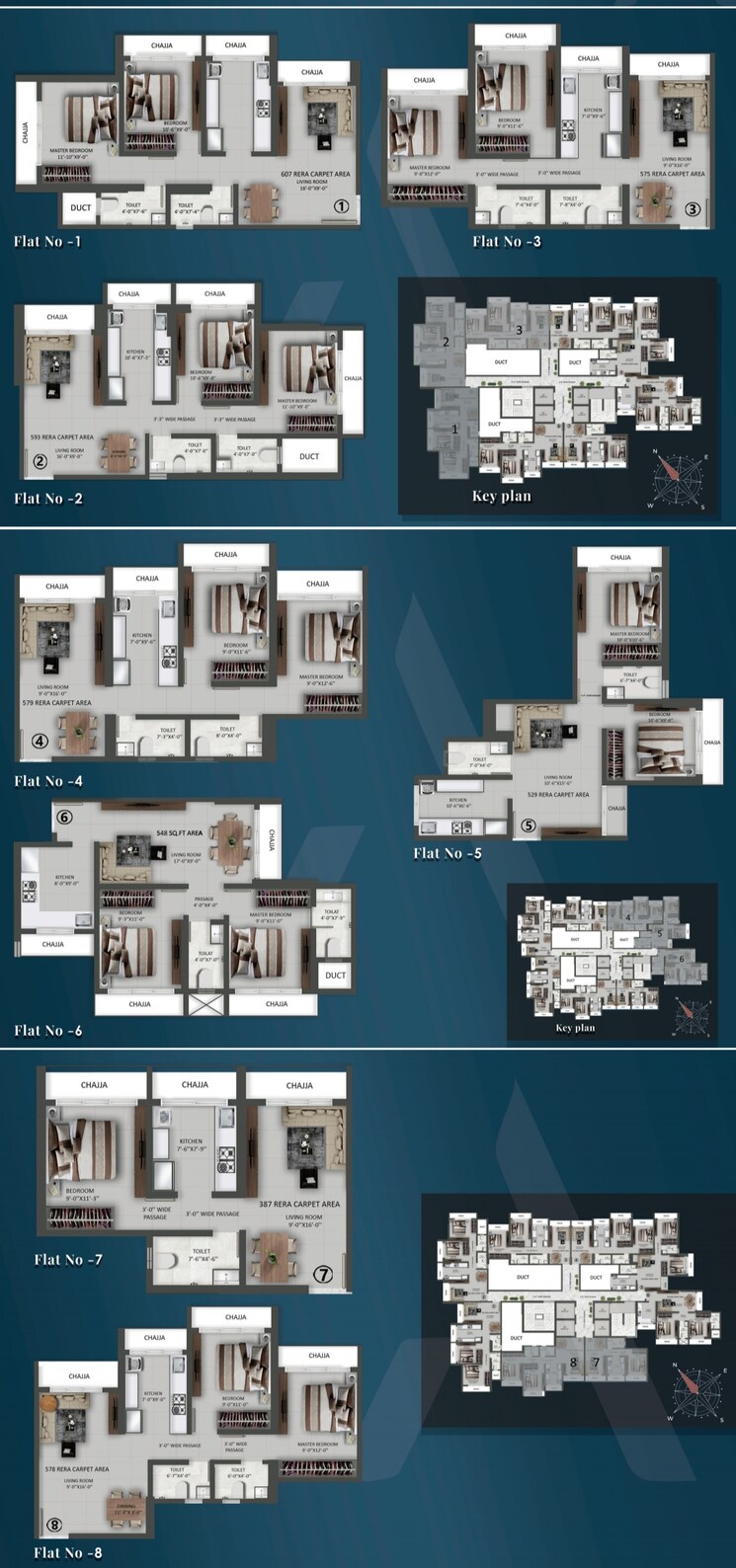 Floor Plan, walchand-apartments 2 Bedroom 600 Sq.Ft. Apartment In Mira Road Thane 7491136