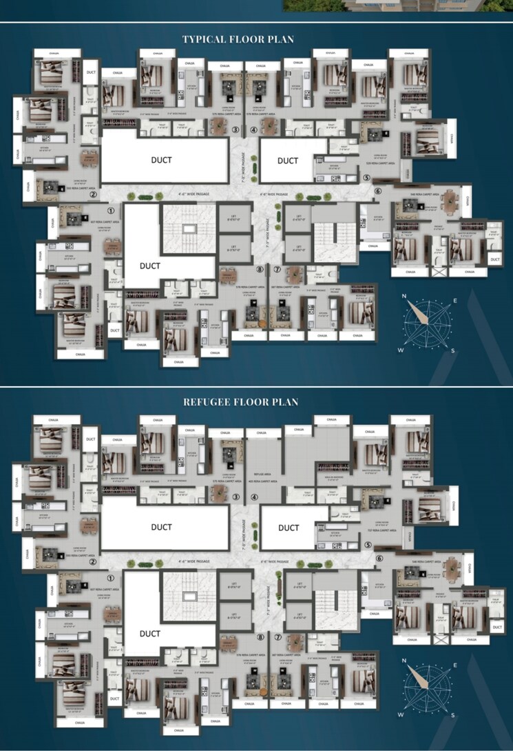 Floor Plan, walchand-apartments 2 Bedroom 600 Sq.Ft. Apartment In Mira Road Thane 7491136