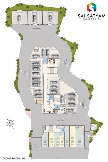 Master Plan in 2 BHK Apartment at Sai Satyam Residency Kalyan West, Kalyan West – for Sale