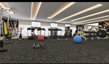 Gym in 3 BHK Apartment at Paradigm Business Hermitage Park, Dhakoli Village – for Sale