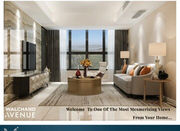 Living Room in 2 BHK Apartment at Walchand Residency, Mira Road – for Sale
