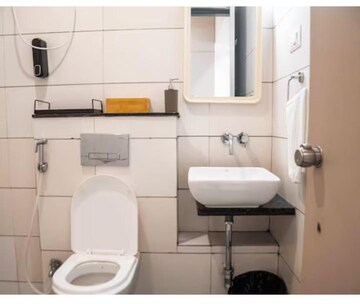 Bathroom in Studio Apartment at Gera Planet Of Joy, Kharadi – for Sale