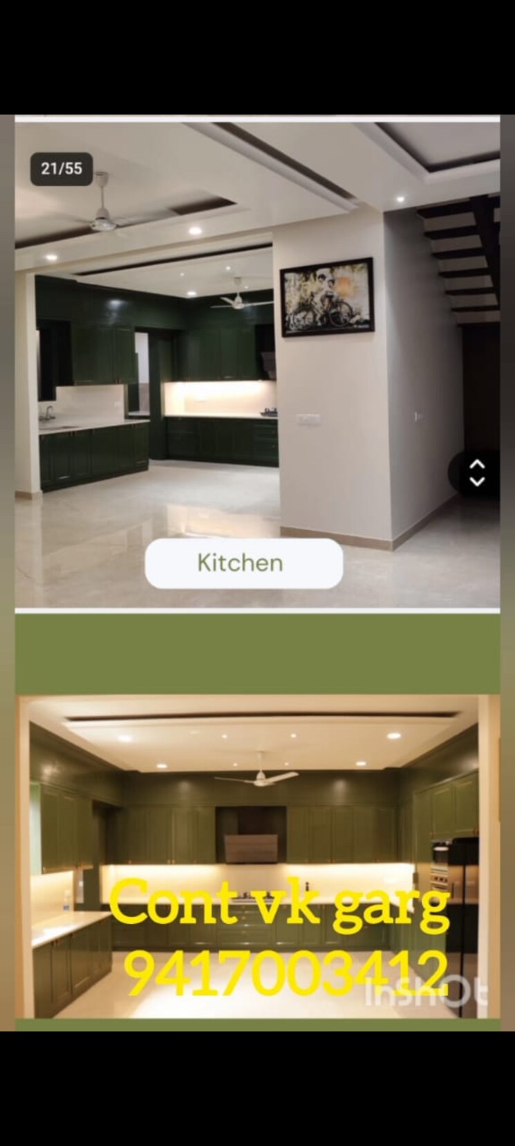 Kitchen, sushma-valencia 3 Bedroom 2250 Sq.Ft. Apartment In International Airport Road Zirakpur 7493912