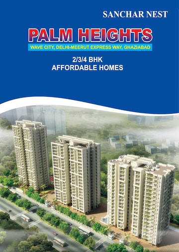 3 BHK Apartment For Resale in Sanchar Nest Palm Heights Wave City Ghaziabad  7494349