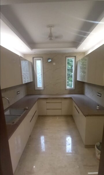 Kitchen in 3 BHK Builder Floor at Ansal Sushant Lok I, Sector 43 – for Sale