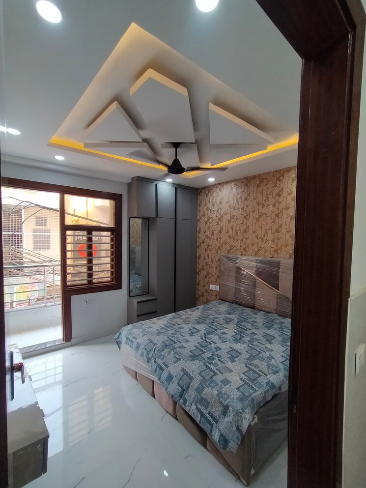 Bedroom, uttam nagar 3 Bedroom 990 Sq.Ft. Builder Floor In Uttam Nagar Delhi 7495782