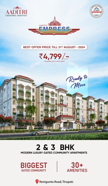 3 BHK Apartment – Exterior View View at Modi Edifice, Bachupally - for Sale