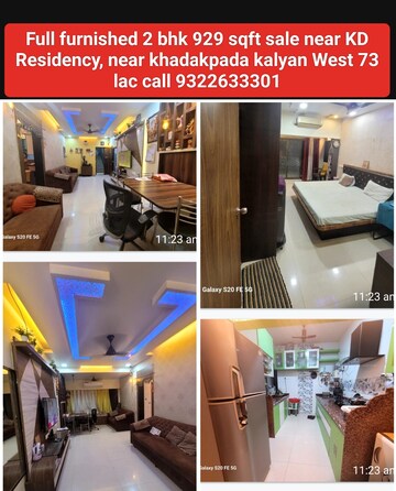 Master Bedroom in 2 BHK Apartment at Kalyan West – for Sale
