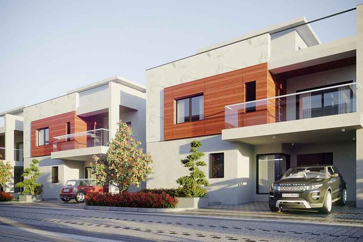 Exterior View, vessella-meadows 4 Bedroom 4444 Sq.Ft. Villa In Narsingi Hyderabad 7495920