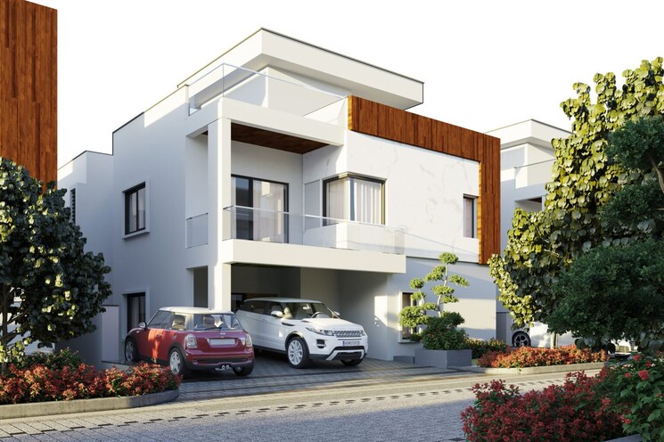  Parking, vessella-meadows 4 Bedroom 4444 Sq.Ft. Villa In Narsingi Hyderabad 7495920