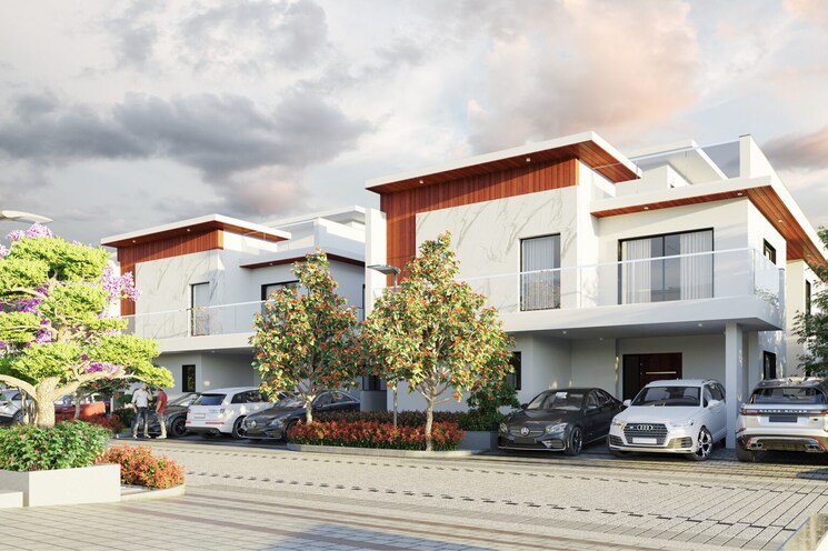 Exterior View, vessella-meadows 4 Bedroom 4444 Sq.Ft. Villa In Narsingi Hyderabad 7495920