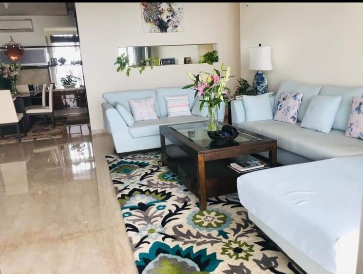 Living Room, vision-crest 3 Bedroom 3200 Sq.Ft. Apartment In Prabhadevi Mumbai 7496047
