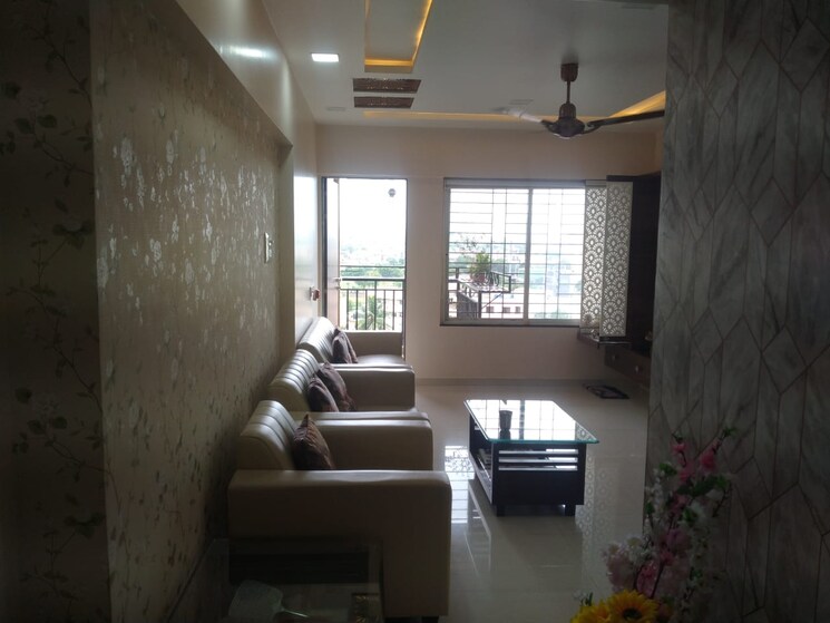 Living Room, vertical-alcinia 2 Bedroom 724 Sq.Ft. Apartment In Mohammadwadi Pune 7496413